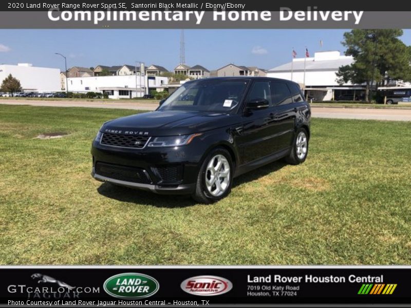 Santorini Black Metallic / Ebony/Ebony 2020 Land Rover Range Rover Sport SE