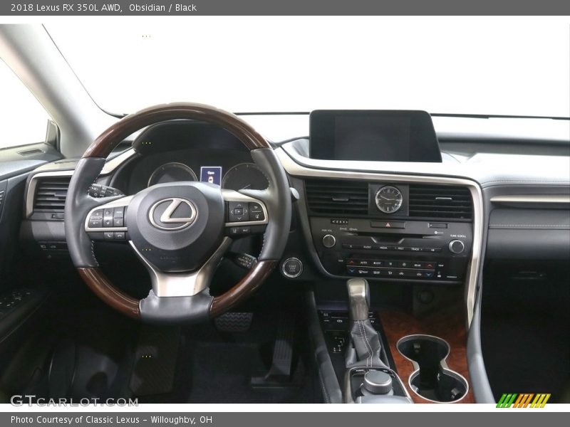 Obsidian / Black 2018 Lexus RX 350L AWD