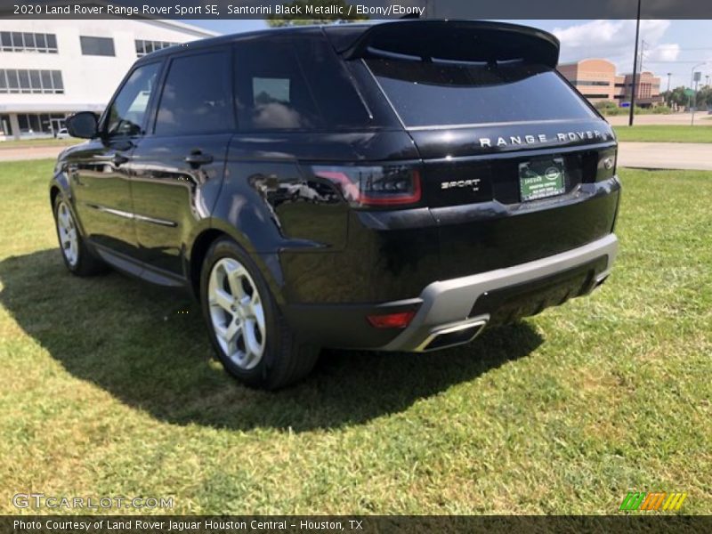 Santorini Black Metallic / Ebony/Ebony 2020 Land Rover Range Rover Sport SE