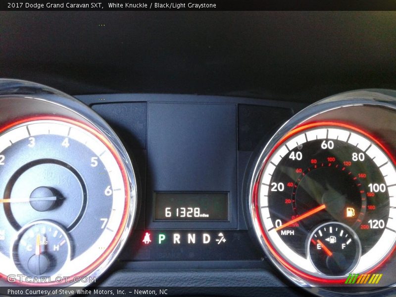 White Knuckle / Black/Light Graystone 2017 Dodge Grand Caravan SXT