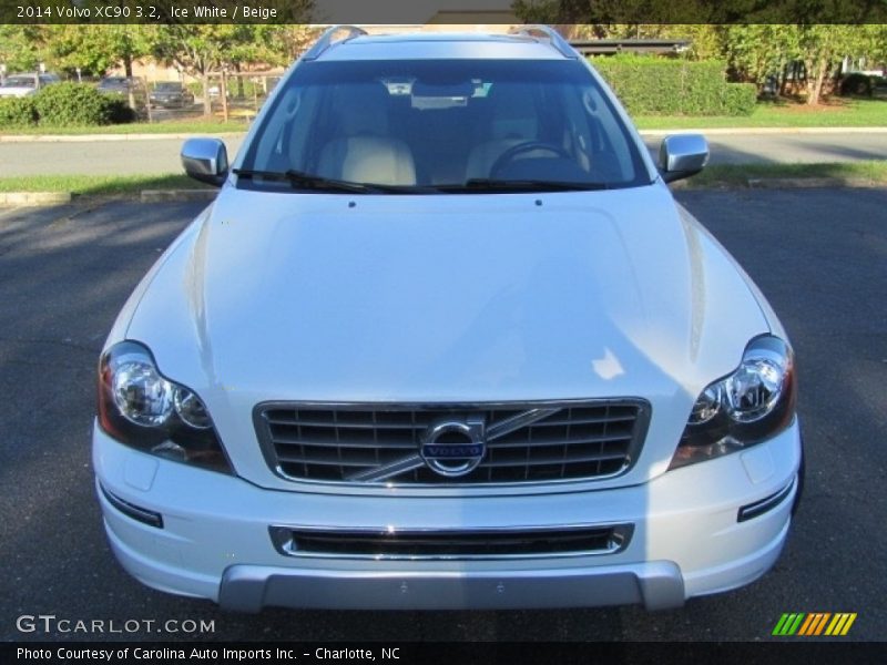 Ice White / Beige 2014 Volvo XC90 3.2