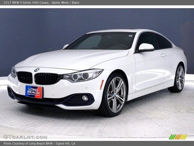 Alpine White / Black 2017 BMW 4 Series 440i Coupe