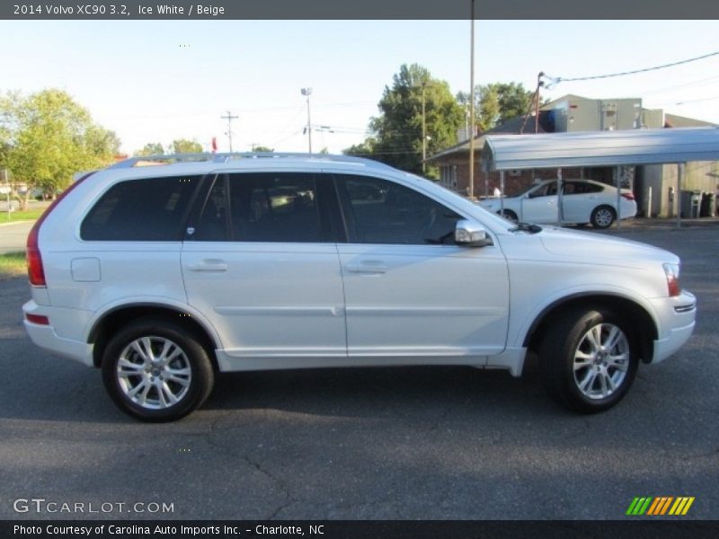 Ice White / Beige 2014 Volvo XC90 3.2