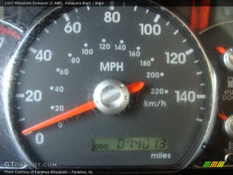 Kalapana Black / Black 2007 Mitsubishi Endeavor LS AWD