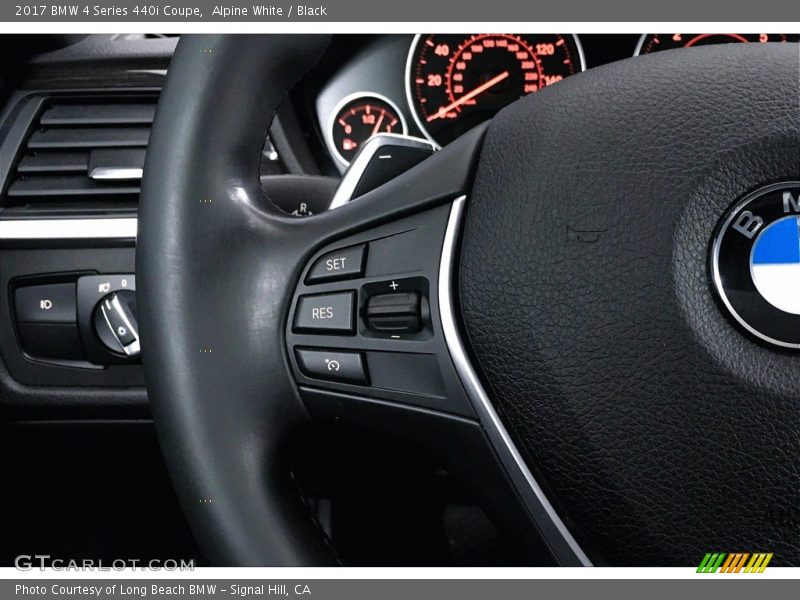 Alpine White / Black 2017 BMW 4 Series 440i Coupe
