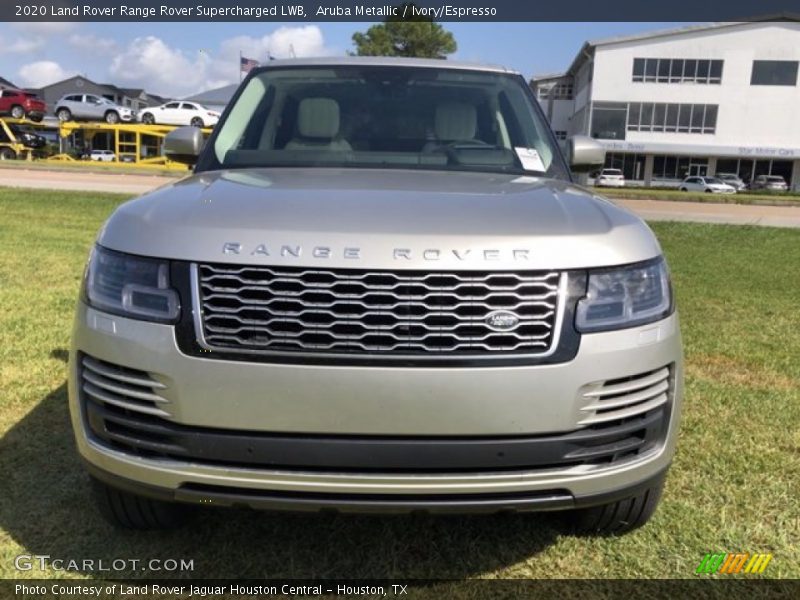 Aruba Metallic / Ivory/Espresso 2020 Land Rover Range Rover Supercharged LWB