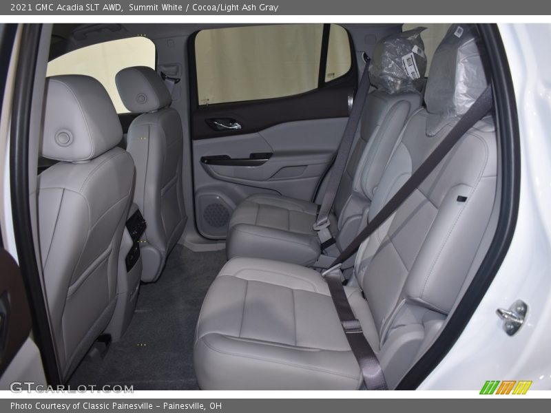 Summit White / Cocoa/Light Ash Gray 2021 GMC Acadia SLT AWD