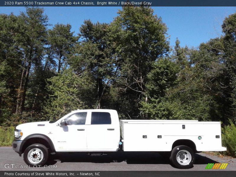 Bright White / Black/Diesel Gray 2020 Ram 5500 Tradesman Crew Cab 4x4 Chassis