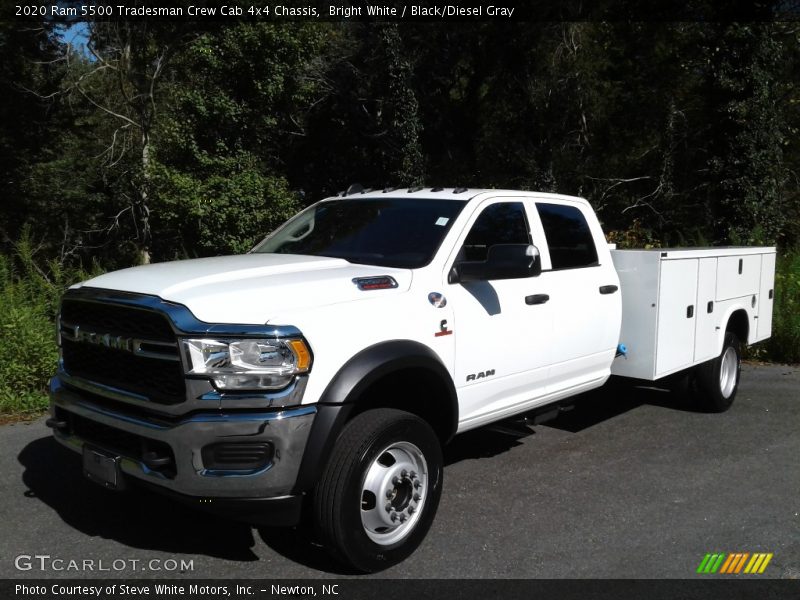 Bright White / Black/Diesel Gray 2020 Ram 5500 Tradesman Crew Cab 4x4 Chassis