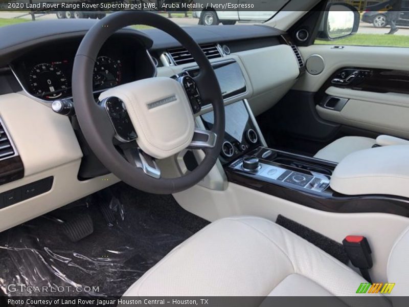 Dashboard of 2020 Range Rover Supercharged LWB