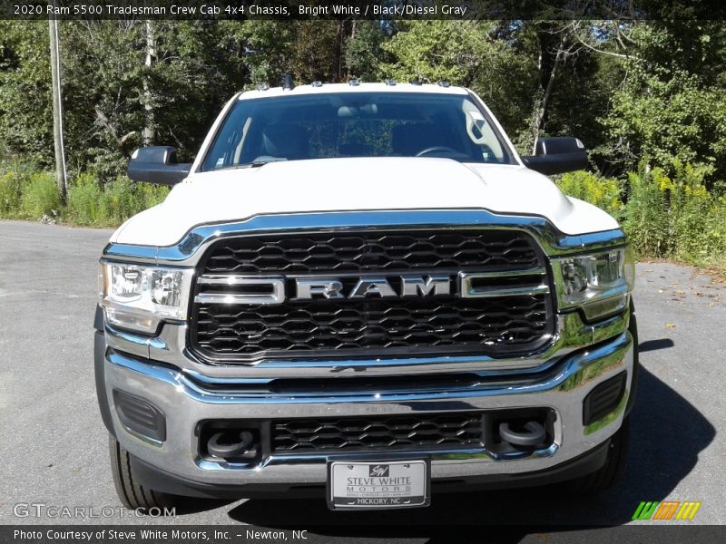 Bright White / Black/Diesel Gray 2020 Ram 5500 Tradesman Crew Cab 4x4 Chassis