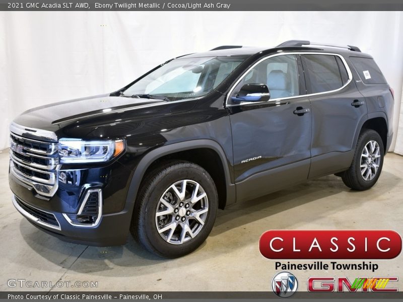 Ebony Twilight Metallic / Cocoa/Light Ash Gray 2021 GMC Acadia SLT AWD