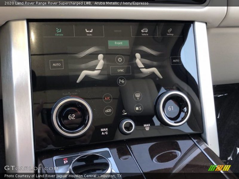 Controls of 2020 Range Rover Supercharged LWB
