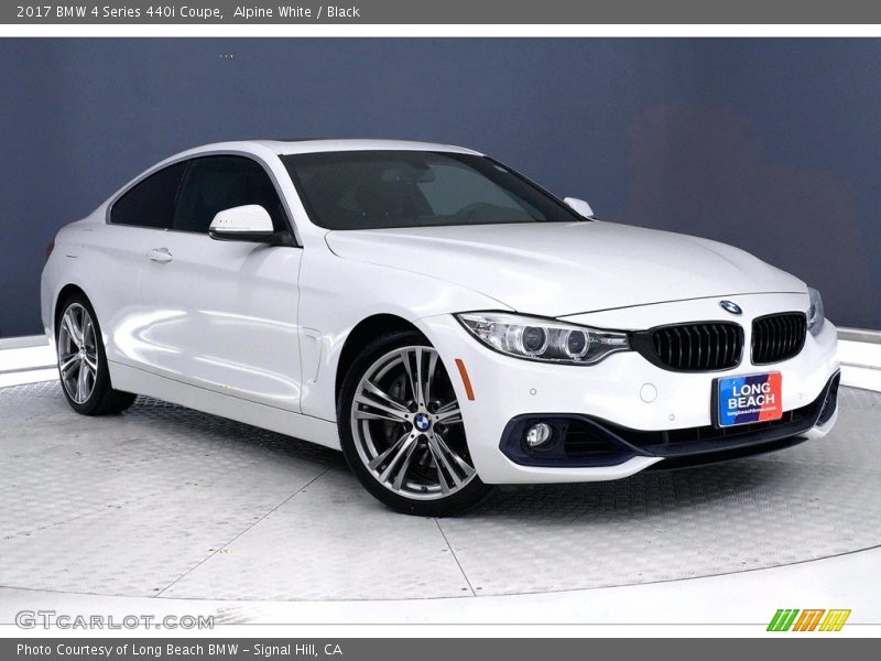 Alpine White / Black 2017 BMW 4 Series 440i Coupe