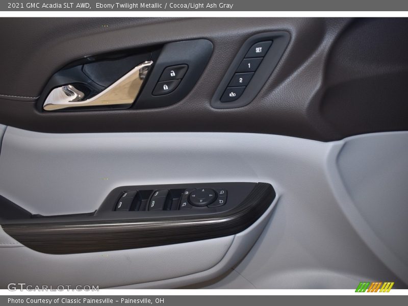 Ebony Twilight Metallic / Cocoa/Light Ash Gray 2021 GMC Acadia SLT AWD