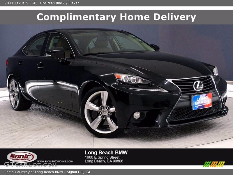 Obsidian Black / Flaxen 2014 Lexus IS 350