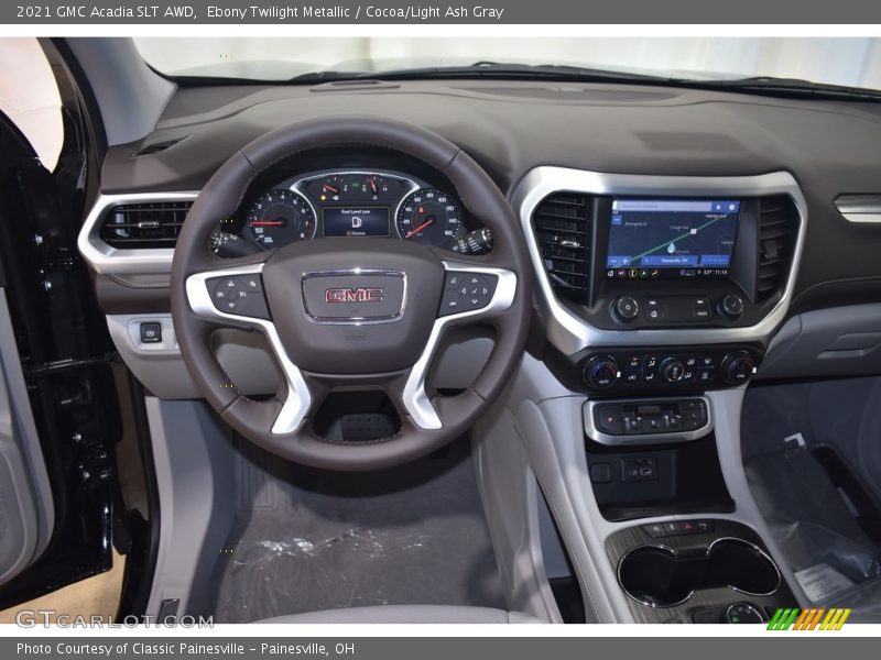 Ebony Twilight Metallic / Cocoa/Light Ash Gray 2021 GMC Acadia SLT AWD