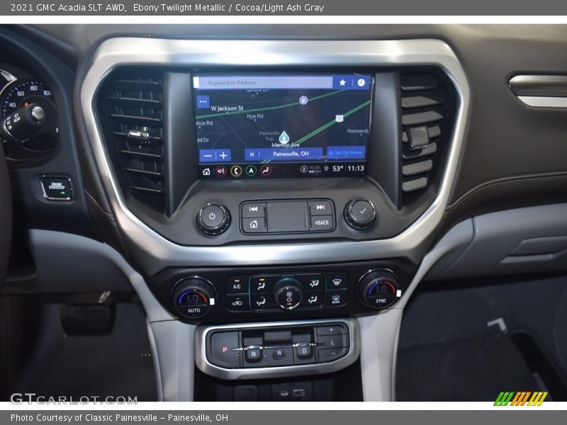Ebony Twilight Metallic / Cocoa/Light Ash Gray 2021 GMC Acadia SLT AWD
