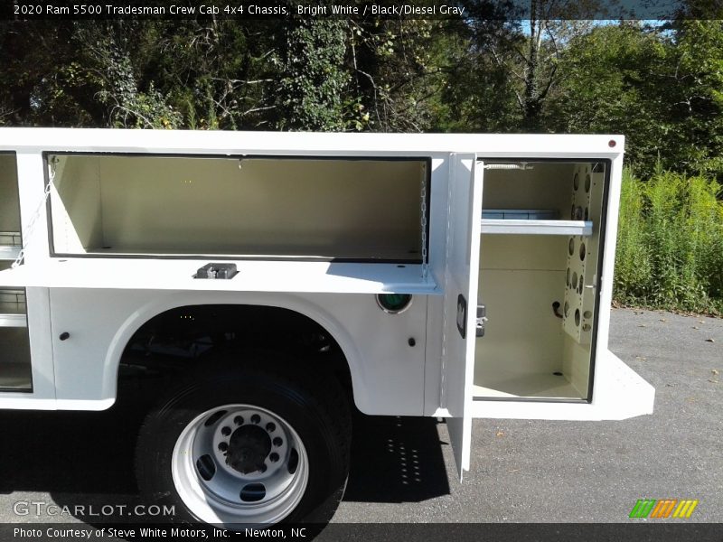 Bright White / Black/Diesel Gray 2020 Ram 5500 Tradesman Crew Cab 4x4 Chassis