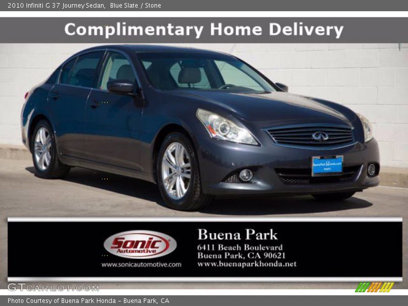 Blue Slate / Stone 2010 Infiniti G 37 Journey Sedan