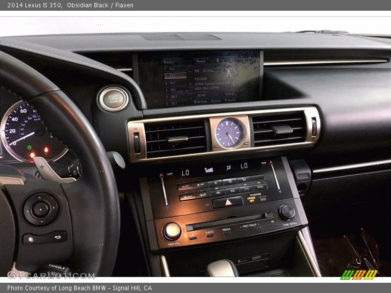 Dashboard of 2014 IS 350