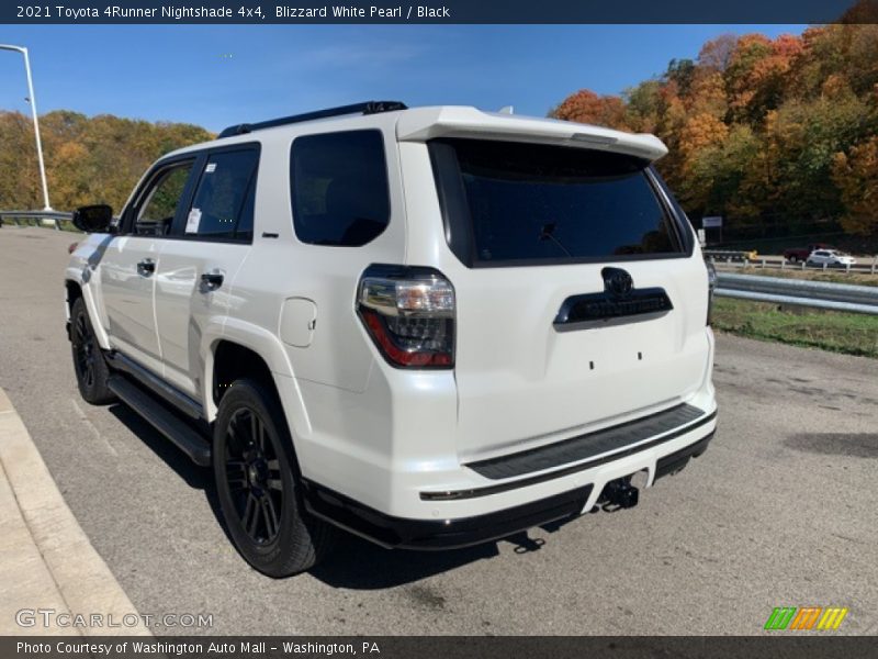 Blizzard White Pearl / Black 2021 Toyota 4Runner Nightshade 4x4