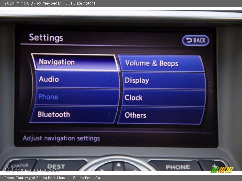 Blue Slate / Stone 2010 Infiniti G 37 Journey Sedan