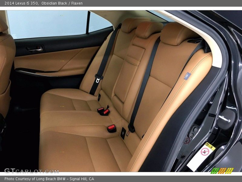 Rear Seat of 2014 IS 350