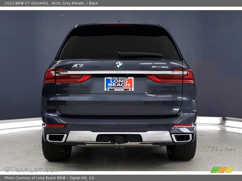 Arctic Grey Metallic / Black 2020 BMW X7 xDrive40i