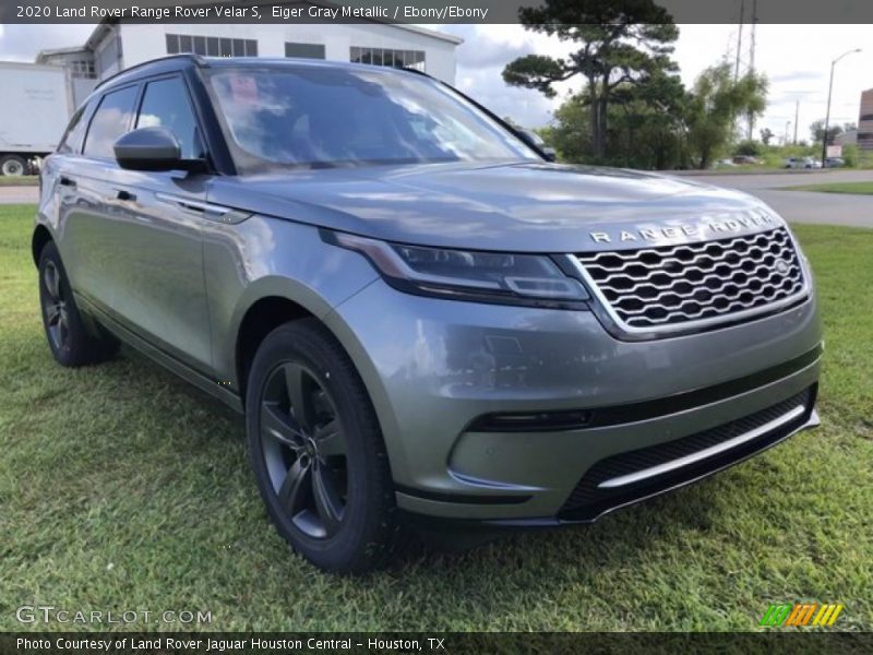 Eiger Gray Metallic / Ebony/Ebony 2020 Land Rover Range Rover Velar S