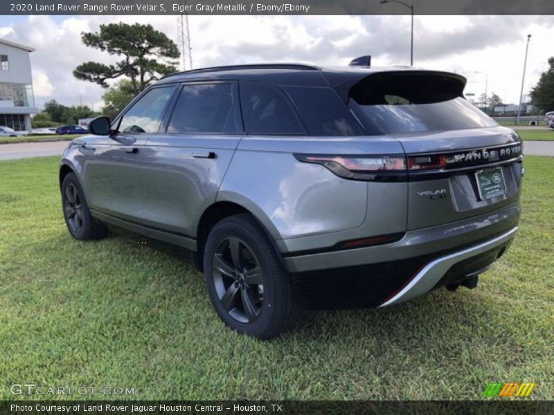 Eiger Gray Metallic / Ebony/Ebony 2020 Land Rover Range Rover Velar S