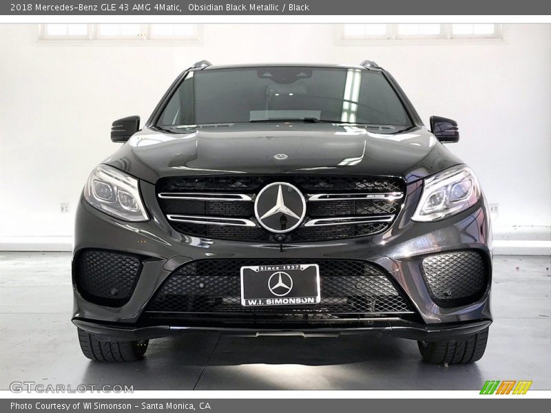 Obsidian Black Metallic / Black 2018 Mercedes-Benz GLE 43 AMG 4Matic