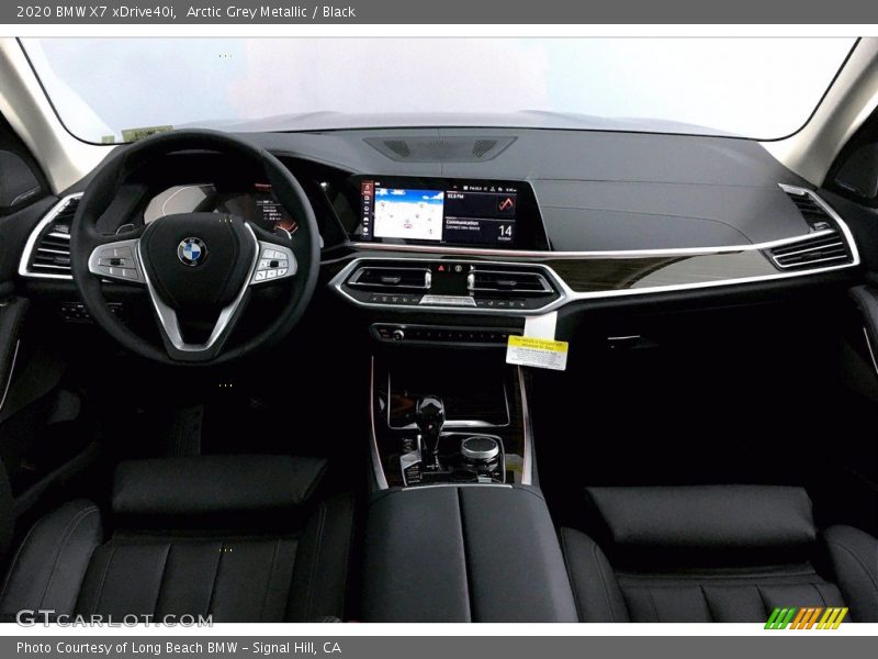 Arctic Grey Metallic / Black 2020 BMW X7 xDrive40i