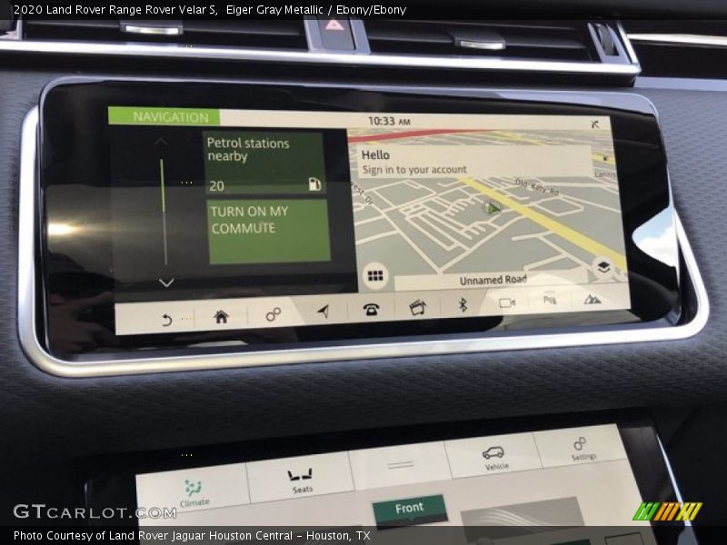 Eiger Gray Metallic / Ebony/Ebony 2020 Land Rover Range Rover Velar S