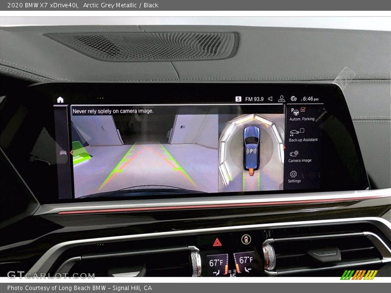 Arctic Grey Metallic / Black 2020 BMW X7 xDrive40i