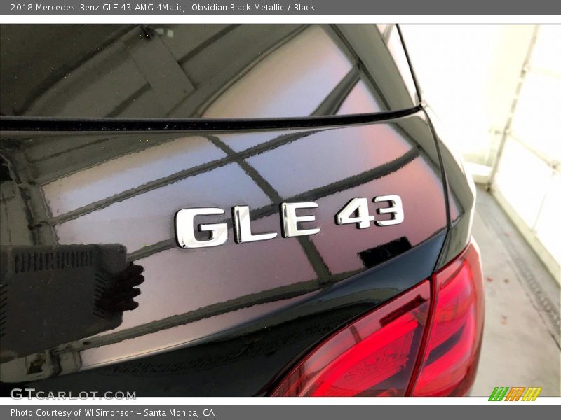 Obsidian Black Metallic / Black 2018 Mercedes-Benz GLE 43 AMG 4Matic