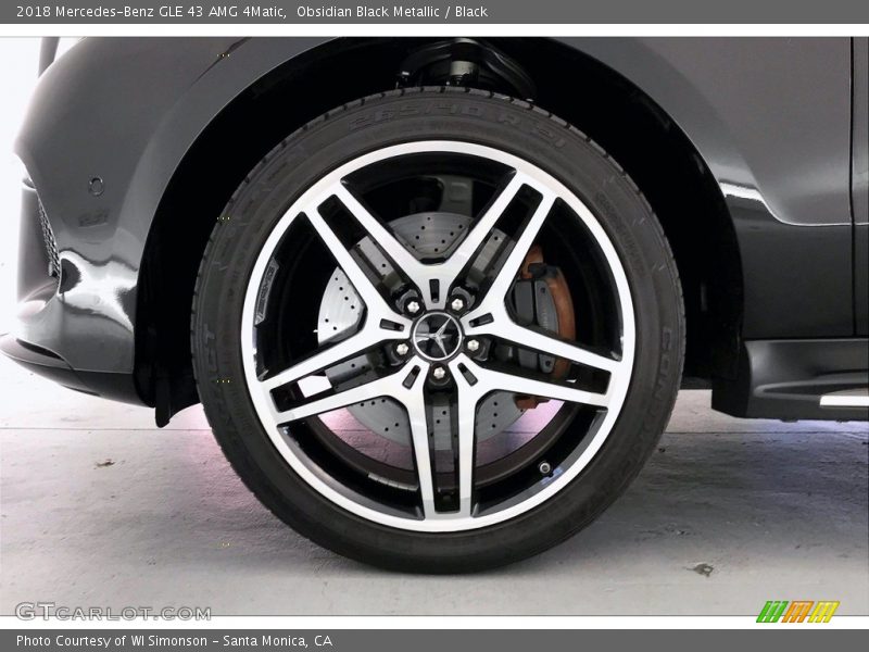 Obsidian Black Metallic / Black 2018 Mercedes-Benz GLE 43 AMG 4Matic