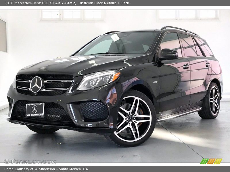 Obsidian Black Metallic / Black 2018 Mercedes-Benz GLE 43 AMG 4Matic