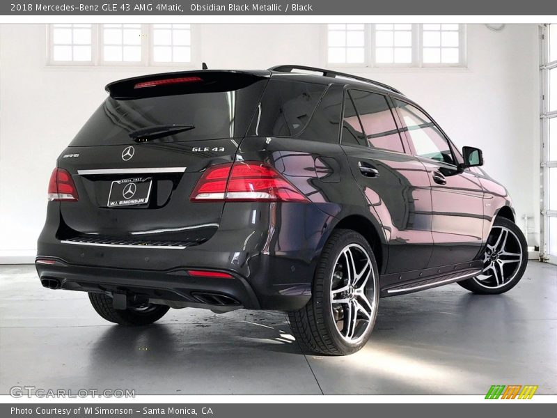 Obsidian Black Metallic / Black 2018 Mercedes-Benz GLE 43 AMG 4Matic
