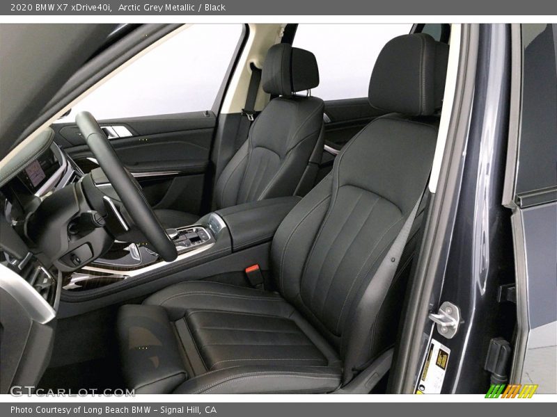 Arctic Grey Metallic / Black 2020 BMW X7 xDrive40i