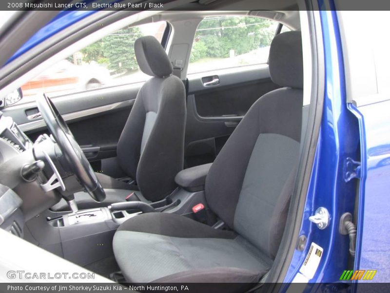 Electric Blue Pearl / Black 2008 Mitsubishi Lancer GTS