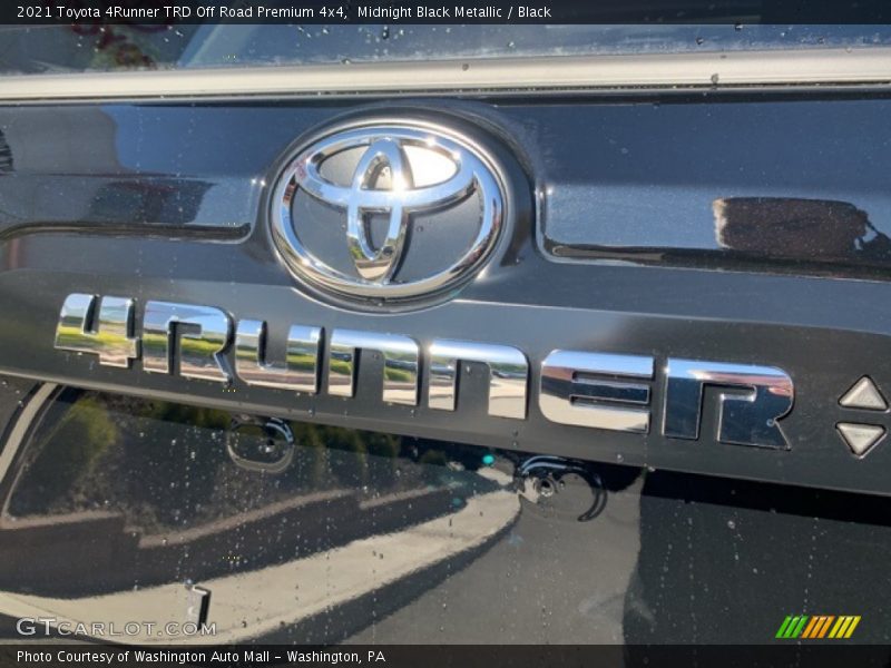 Midnight Black Metallic / Black 2021 Toyota 4Runner TRD Off Road Premium 4x4