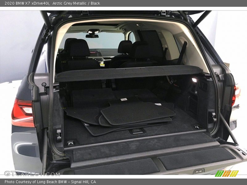 Arctic Grey Metallic / Black 2020 BMW X7 xDrive40i