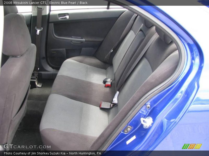 Electric Blue Pearl / Black 2008 Mitsubishi Lancer GTS