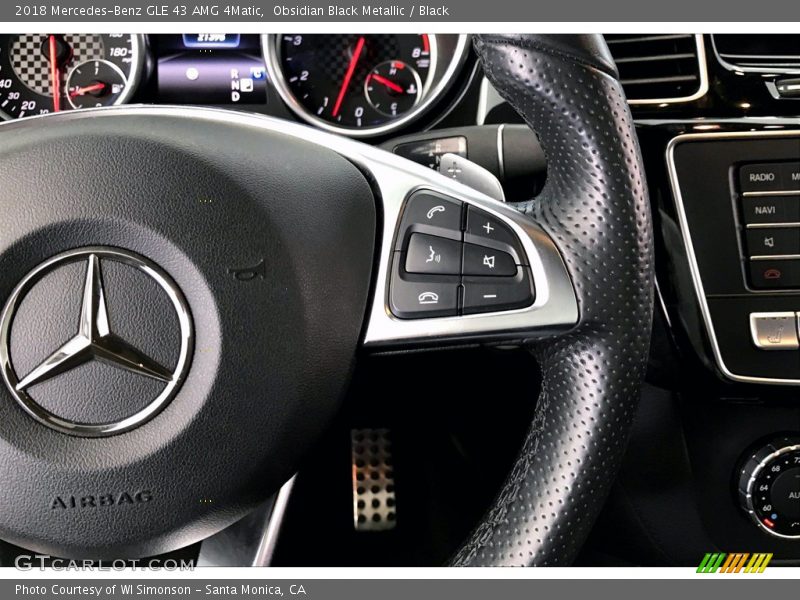Obsidian Black Metallic / Black 2018 Mercedes-Benz GLE 43 AMG 4Matic