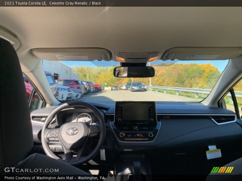 Celestite Gray Metallic / Black 2021 Toyota Corolla LE
