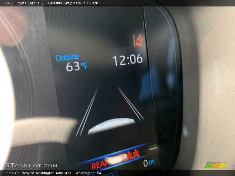 Celestite Gray Metallic / Black 2021 Toyota Corolla LE