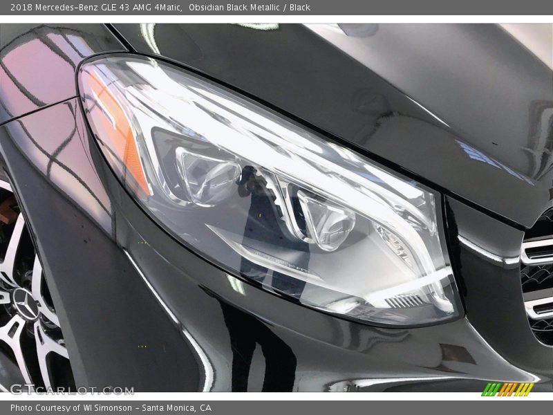Obsidian Black Metallic / Black 2018 Mercedes-Benz GLE 43 AMG 4Matic