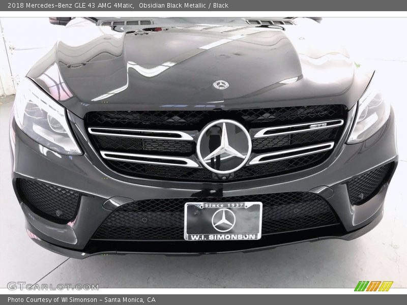 Obsidian Black Metallic / Black 2018 Mercedes-Benz GLE 43 AMG 4Matic