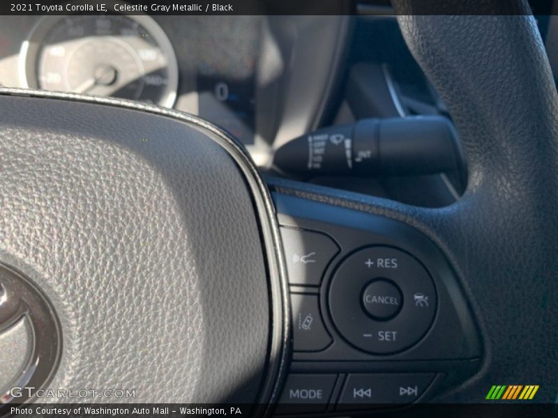 Celestite Gray Metallic / Black 2021 Toyota Corolla LE